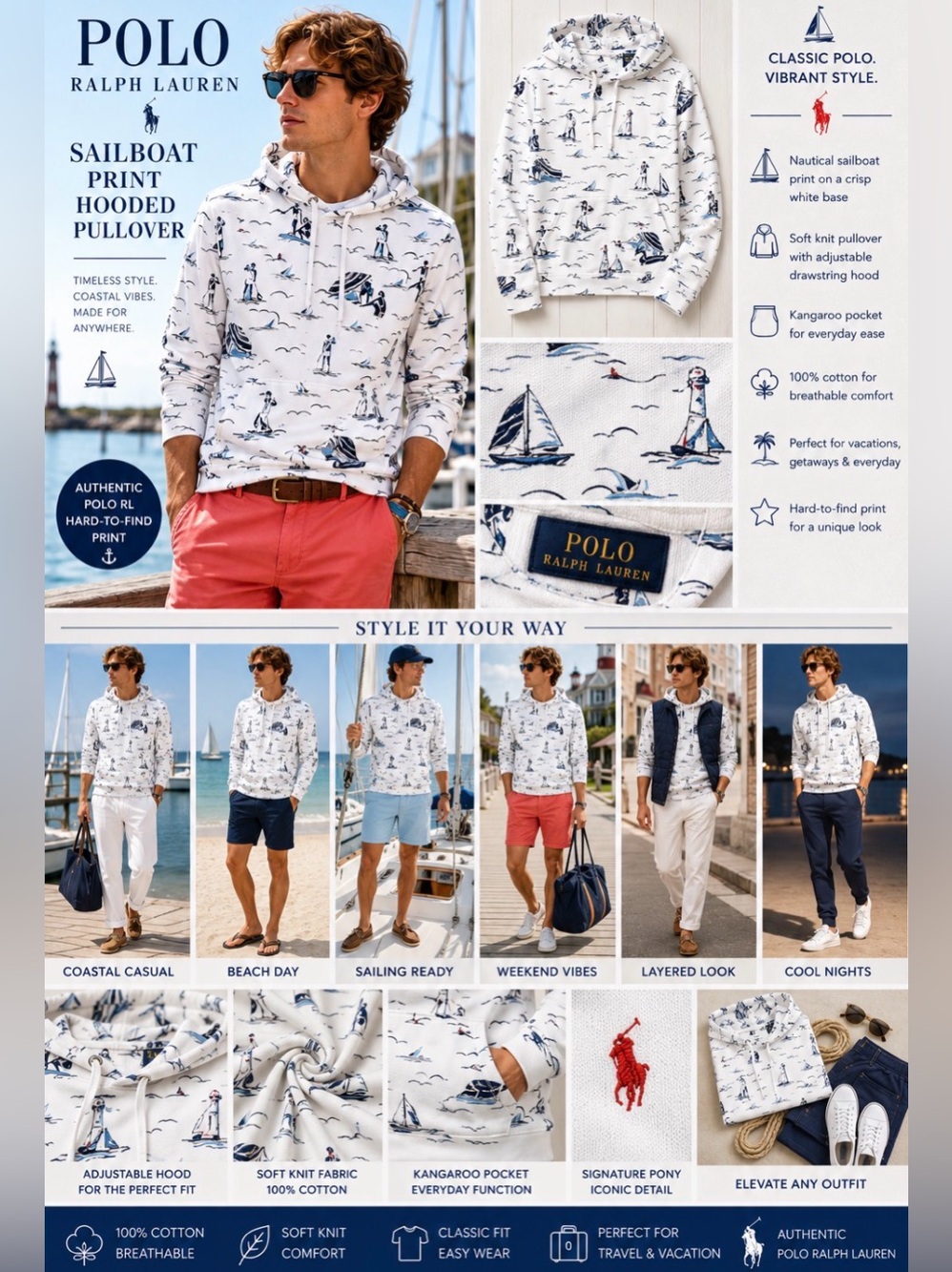 Polo Ralph Lauren tropical print button down – hard-to-find print”
